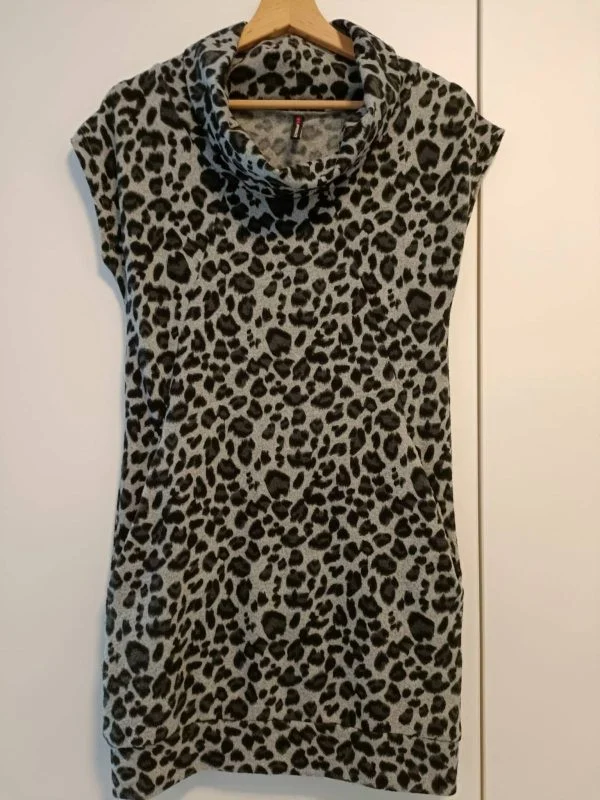 Rochie casual FISHBONE M | Gri, Mini, Poliester - Image 6