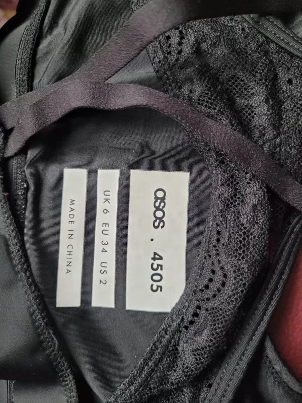 Bustieră sport ASOS EU 34 | Negru - Image 7