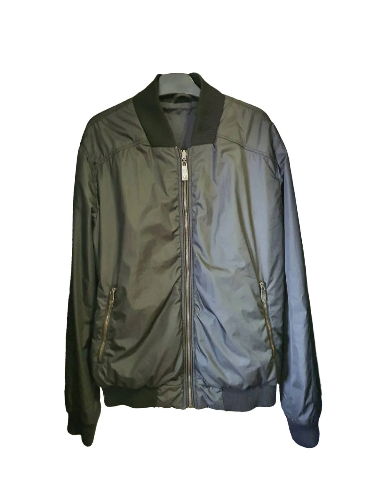 Geacă bomber Versace EU 50 | Negru, Fără glugă, Poliester