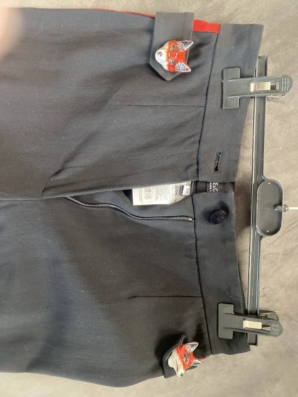 Pantaloni Dolce & Gabbana EU 38 | Negru, Lungi, Bumbac - Image 9