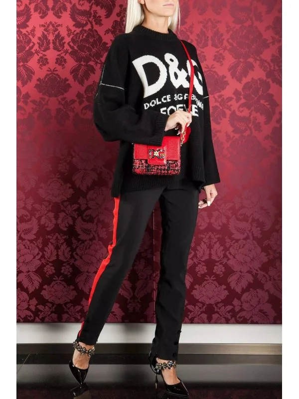 Pantaloni Dolce & Gabbana EU 38 | Negru, Lungi, Bumbac - Image 3