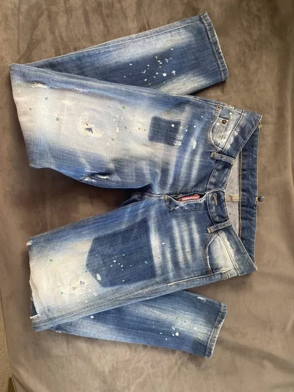 Blugi DSQUARED2 EU 40 | Albastru, Lungi, Bumbac - Image 3