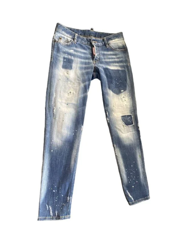 Blugi DSQUARED2 EU 40 | Albastru, Lungi, Bumbac