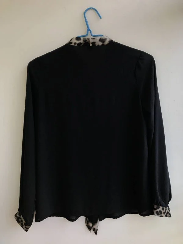 Cămașă FOREVER 21 EU 36 | Negru, Normal, Poliester - Image 2