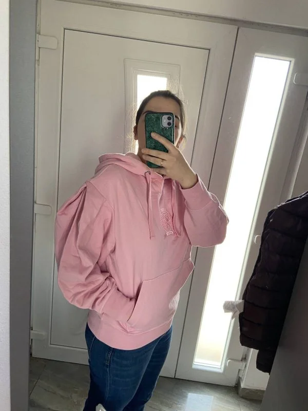Hanorac Tommy Hilfiger EU 38 | Roz, Normal, Bumbac - Image 6