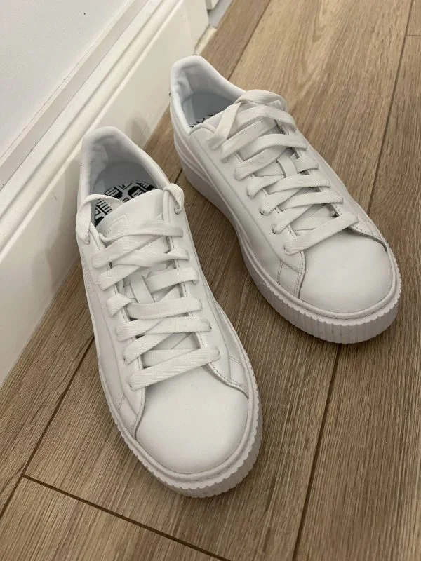 Sneakers Puma EU 40.5 | Alb, Piele ecologică - Image 4