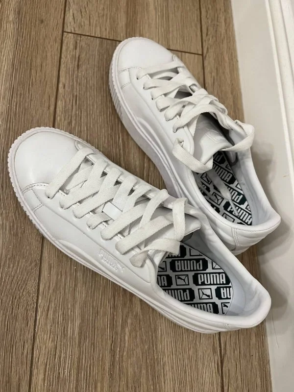 Sneakers Puma EU 40.5 | Alb, Piele ecologică - Image 6