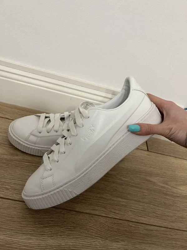 Sneakers Puma EU 40.5 | Alb, Piele ecologică - Image 7