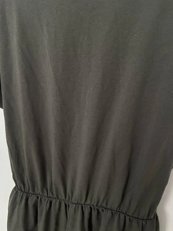 Rochie de seară EDREHI M | Gri, Maxi, Bumbac - Image 3