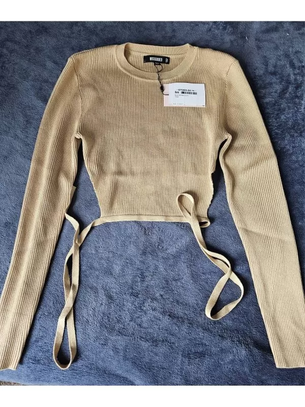 Bluză Missguided S | Crem, Normal - Image 5