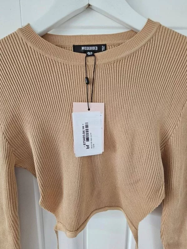 Bluză Missguided S | Crem, Normal - Image 3