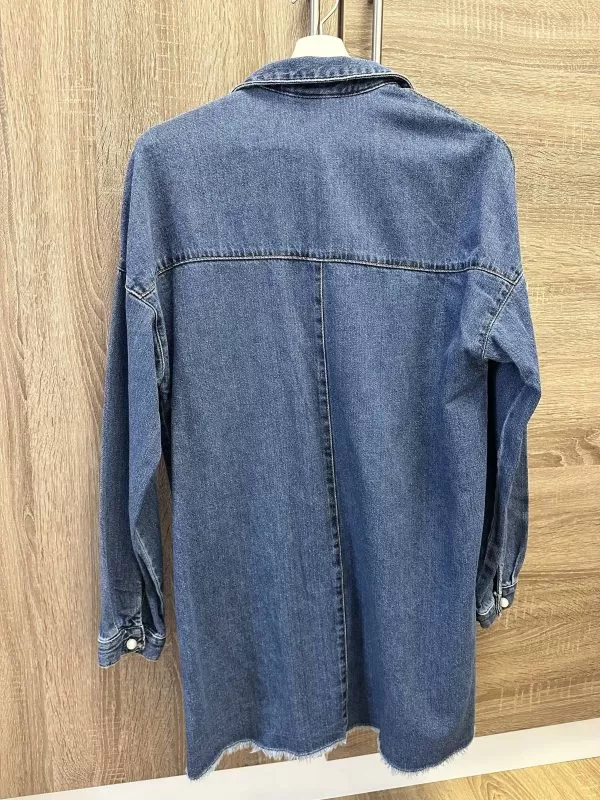 Rochie casual DENIM COLLECTION S | Bleu, Midi, Denim - Image 3