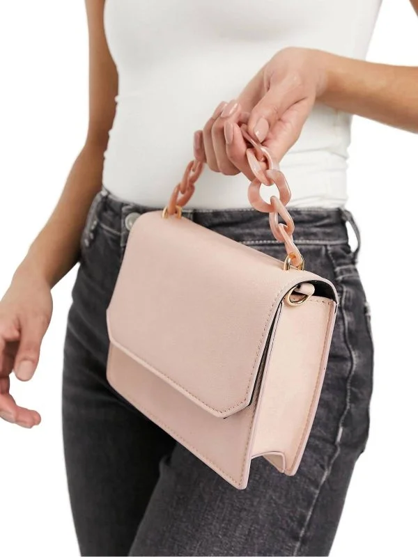 Poșetă ASOS | Roz, Poliester