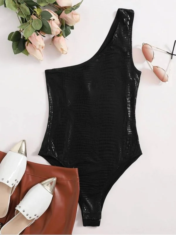 Body Shein M | Negru, Normal, Poliester - Image 5