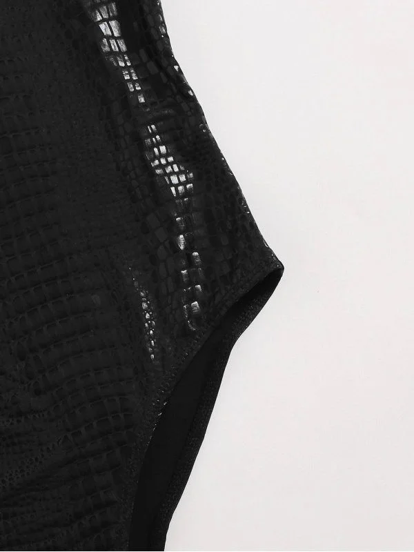 Body Shein M | Negru, Normal, Poliester - Image 4