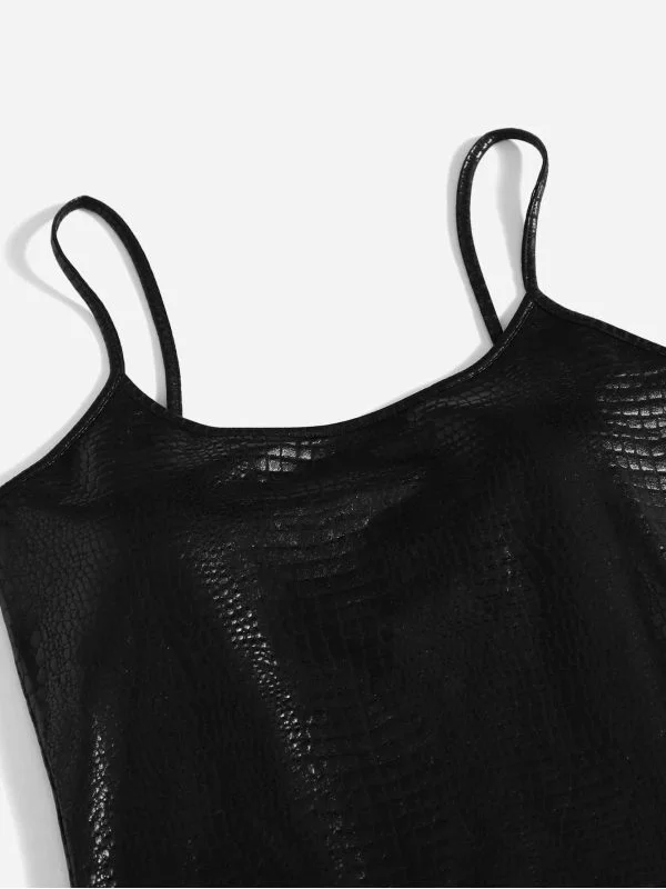 Rochie casual Shein S | Negru, Mini, Poliester - Image 3
