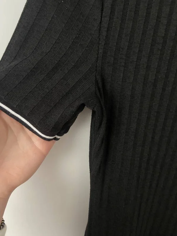 Rochie casual H&M M | Negru, Mini, Poliester - Image 4