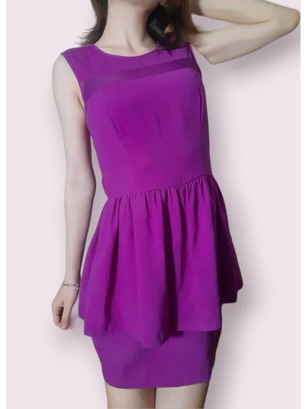 Rochie de seară H&M EU 36 | Mov, Midi, Bumbac - Image 4