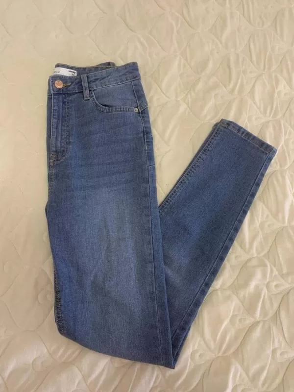 Blugi Sinsay EU 36 | Albastru, Lungi, Denim - Image 2