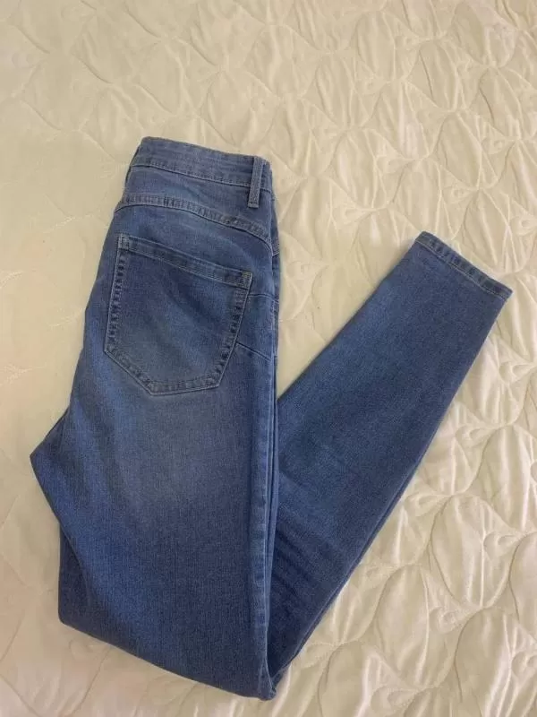 Blugi Sinsay EU 36 | Albastru, Lungi, Denim - Image 3