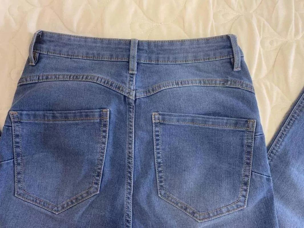 Blugi Sinsay EU 36 | Albastru, Lungi, Denim - Image 6