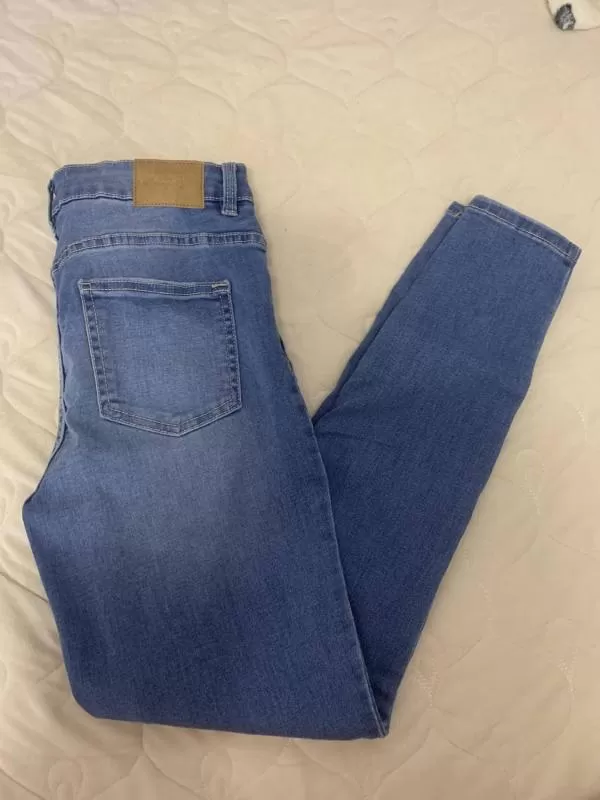 Blugi Sinsay EU 36 | Albastru, Lungi, Denim - Image 3