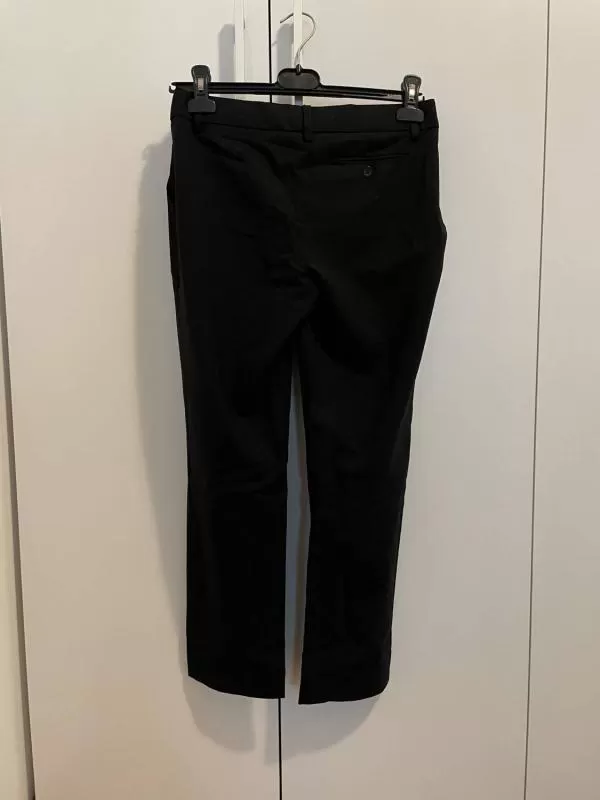 Pantaloni Hallhuber EU 34 | Negru, Lungi, Lână - Image 3