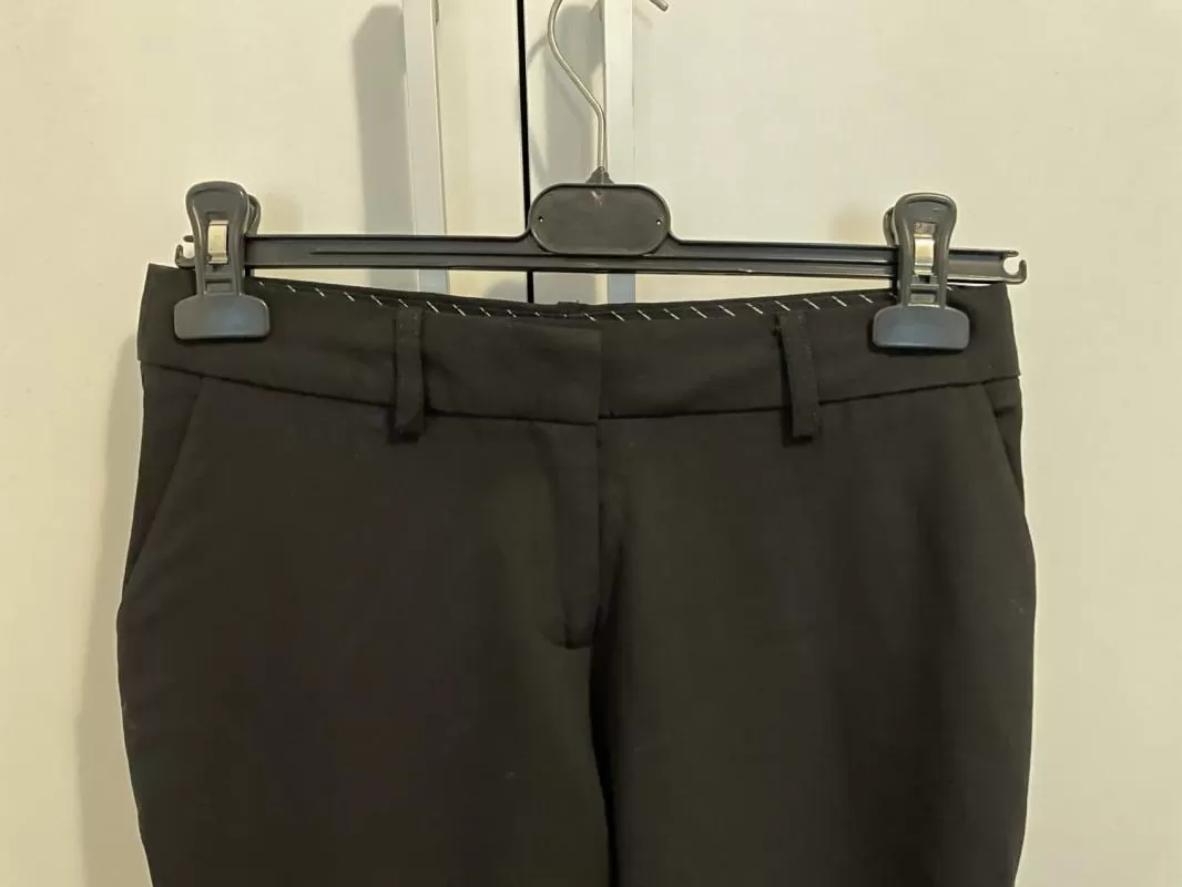 Pantaloni Hallhuber EU 34 | Negru, Lungi, Lână - Image 4