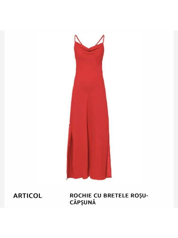 Rochie de seară BODY FLIRT EU 38 | Roșu, Maxi, Poliester - Image 9