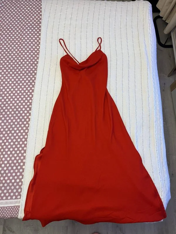 Rochie de seară BODY FLIRT EU 38 | Roșu, Maxi, Poliester - Image 6