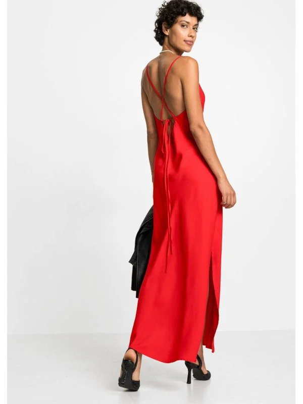 Rochie de seară BODY FLIRT EU 38 | Roșu, Maxi, Poliester - Image 2