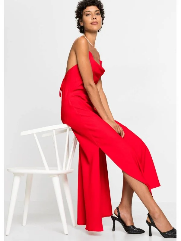 Rochie de seară BODY FLIRT EU 38 | Roșu, Maxi, Poliester - Image 3