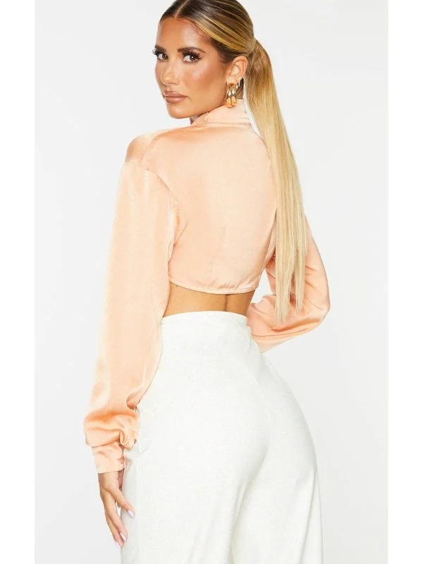 Bluză PrettyLittleThing EU 38 | Portocaliu, Normal - Image 2