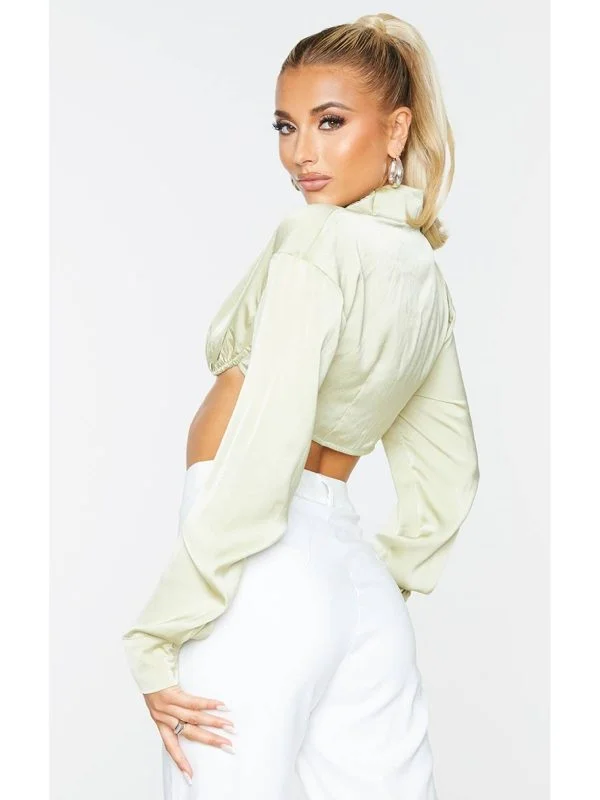 Bluză PrettyLittleThing EU 40 | Verde mentă, Normal - Image 2