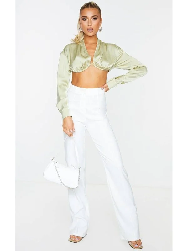 Bluză PrettyLittleThing EU 40 | Verde mentă, Normal - Image 3