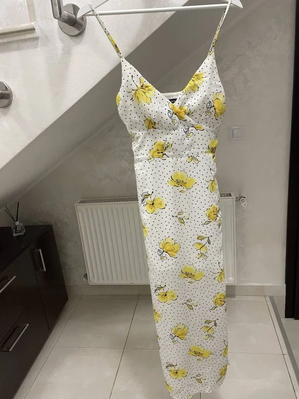 Rochie casual Abercrombie & Fitch EU 34 | Alb, Maxi - Image 5