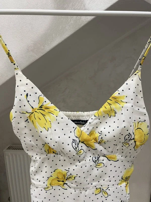Rochie casual Abercrombie & Fitch EU 34 | Alb, Maxi - Image 6