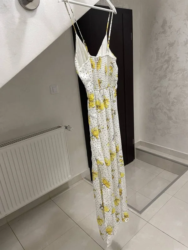 Rochie casual Abercrombie & Fitch EU 34 | Alb, Maxi - Image 8