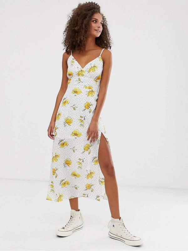 Rochie casual Abercrombie & Fitch EU 34 | Alb, Maxi - Image 3