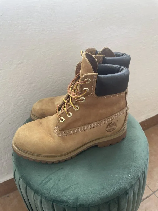 Ghete TIMBERLAND EU 38 | Caramel, Piele naturală - Image 2