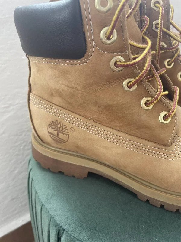 Ghete TIMBERLAND EU 38 | Caramel, Piele naturală - Image 4