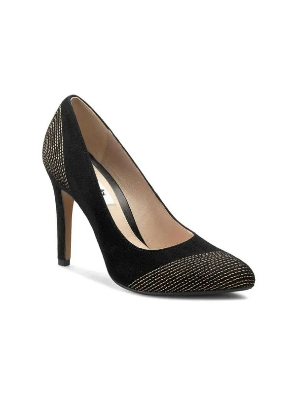 Pantofi cu toc înalt CLARKS EU 39 | Negru, Tweed