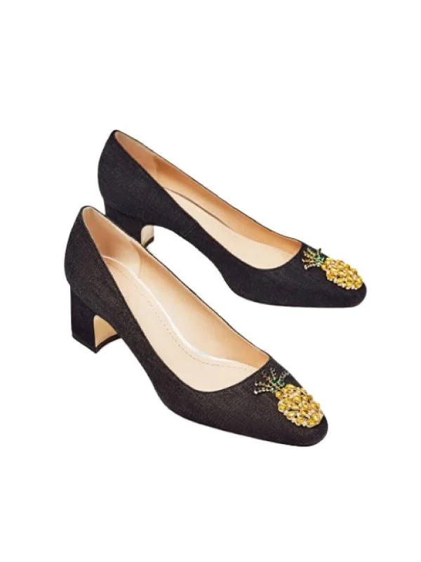 Pantofi cu toc înalt Zara EU 37 | Bleu, Denim
