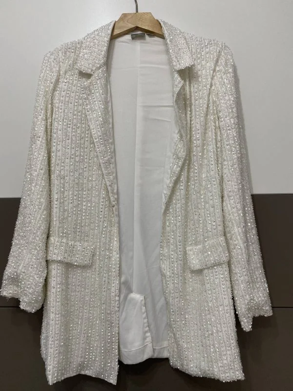 Costum cu sacou și pantaloni ASOS EU 36 | Alb, Poliester - Image 7