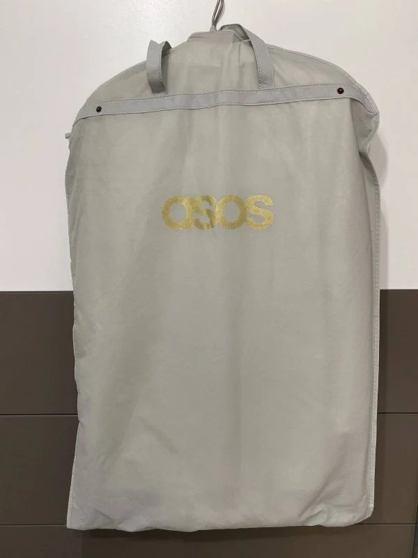 Costum cu sacou și pantaloni ASOS EU 36 | Alb, Poliester - Image 9