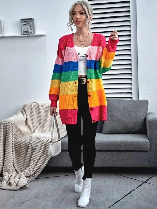 Bluză Shein EU 36 | Multicolor, Normal, Acrilic - Image 3