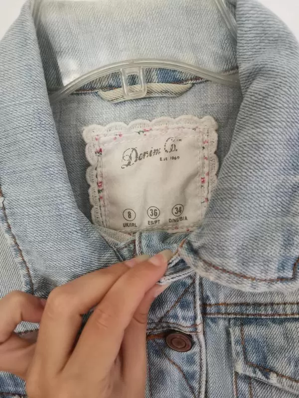 Geacă din denim Denim Co. EU 36 | Bleu, Fără glugă, - Image 6