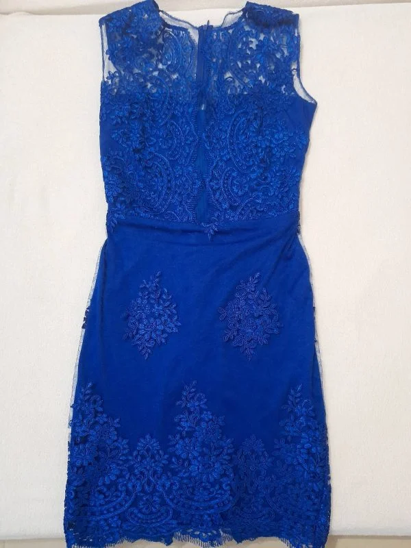 Rochie de seară MISS GREY S | Albastru, Mini - Image 5