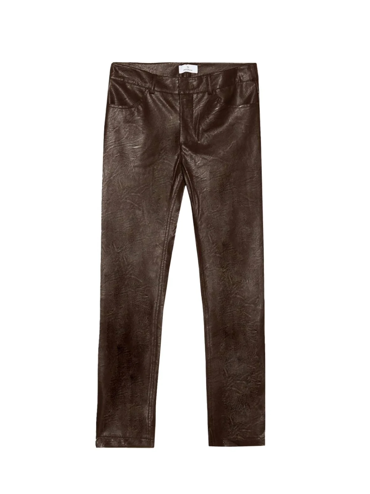 Pantaloni Motivi EU 44 | Maro, Lungi, Piele ecologică