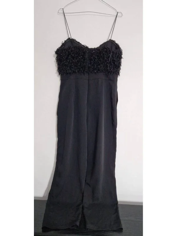 Salopetă Zara L | Negru, Lungă - Image 6